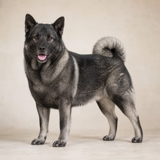 Black Norwegian Elkhound