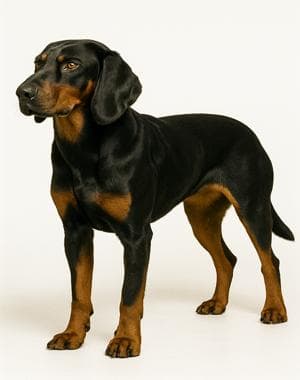 Austrian Black and Tan Hound