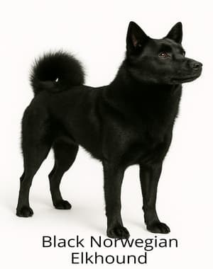 Black Norwegian Elkhound