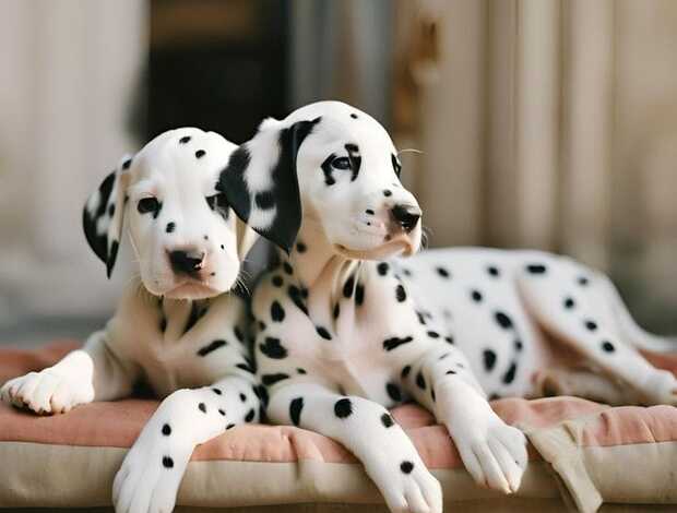 Dalmatian Male And Female Dalmatian Beautiful Puppies